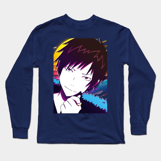 Orihara Izaya Long Sleeve T-Shirt by 80sRetro